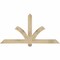 Ekena Millwork Redmond Rough Sawn Timber Gable Bracket, Douglas Fir, 60"W x 30"H x 4"D x 4"F, 12/12 Pitch GBW060X30X0404RED00RDF - alternate 1